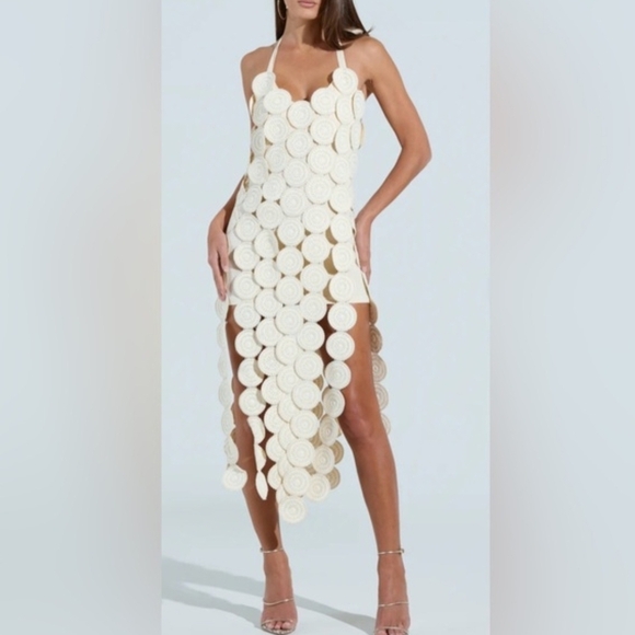 AKIRA Dresses & Skirts - IBIZA DREAMIN knit Midi Dress. Tulum,Cabo, Beach Wedding